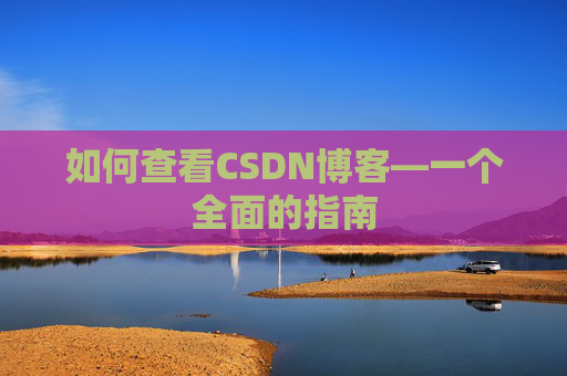 如何查看CSDN博客—一个全面的指南